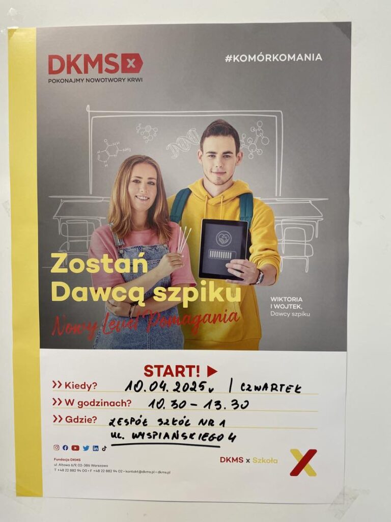 Zostań Dawcą szpiku!