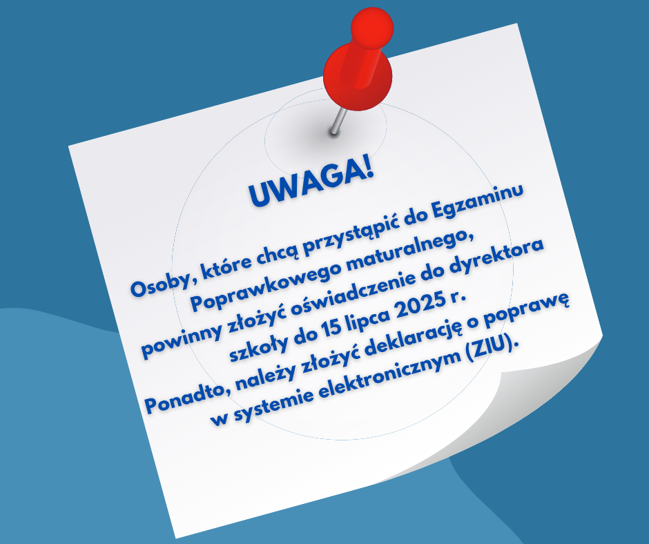 Egzamin Poprawkowy maturalny